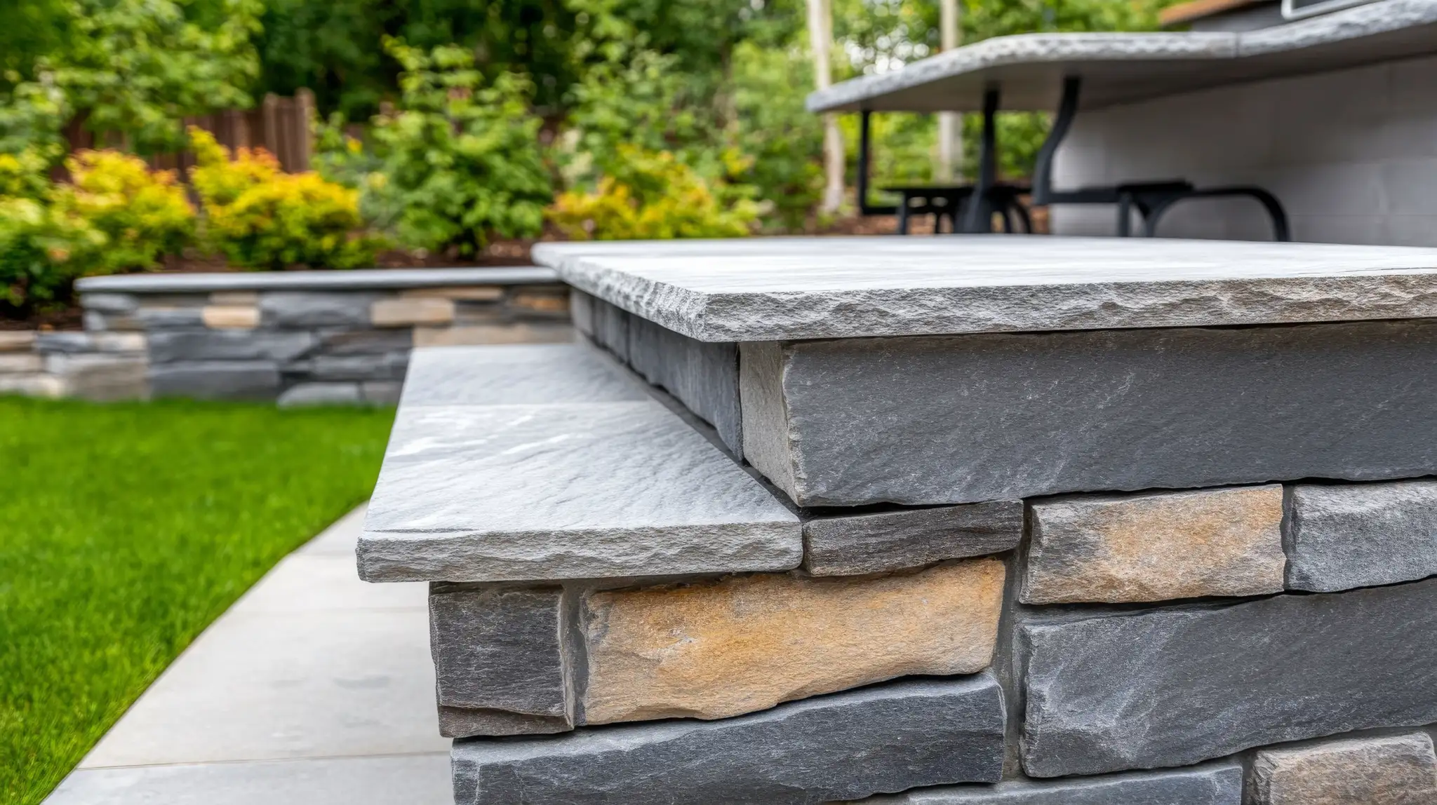 Pathways and landscaping